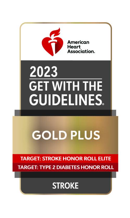 2023 Get with the Guidelines Gold Plus award.